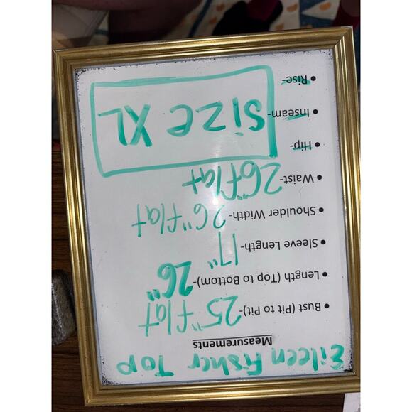 Eileen Fisher Organic Linen Striped Boxy Top – Size XL - Picture 15 of 15